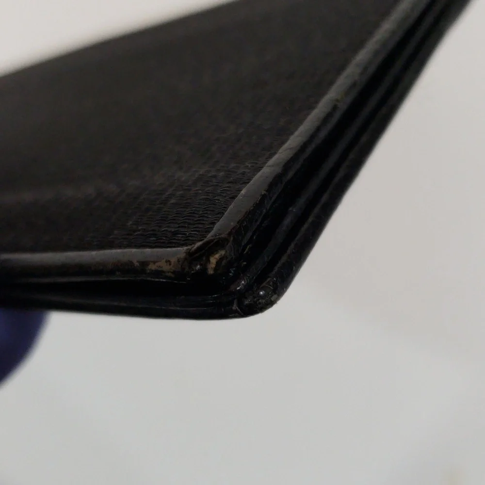 Black Genuine Horse Hair Bi-Fold Long Wallet – Slim Unisex Design